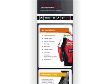 Tablet Screenshot of anthonysleatherworks.com